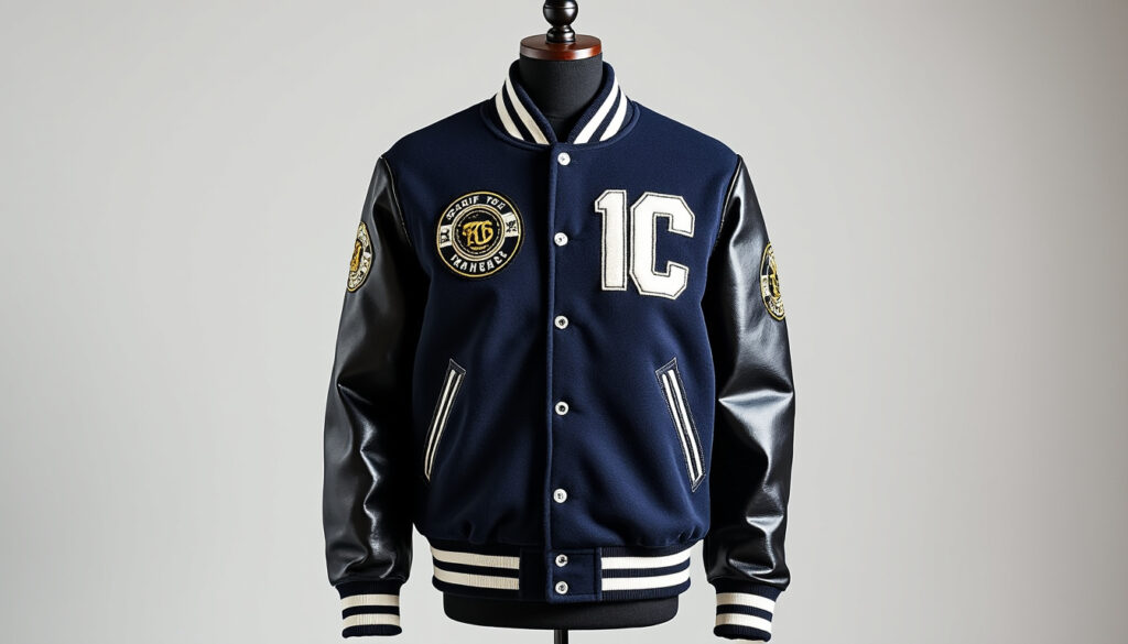 découvrez notre collection de vestes letterman personnalisées, alliant style vintage et tendance moderne. achetez votre veste varsity unique et exprimez votre personnalité avec élégance.