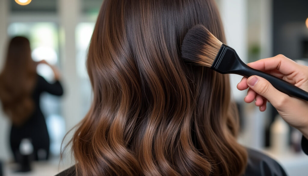 découvrez des solutions efficaces pour rattraper des mèches trop claires sur une base châtain foncé et retrouver une couleur harmonieuse et naturelle.