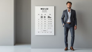 découvrez la correspondance précise des tailles w32 l32 pour homme en taille française, avec des mesures exactes pour un ajustement parfait.