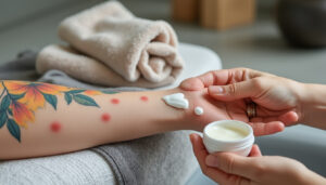 découvrez pourquoi des boutons apparaissent sur un tatouage, comment les prévenir et quels soins adopter pour apaiser la peau sans abîmer votre tatouage.
