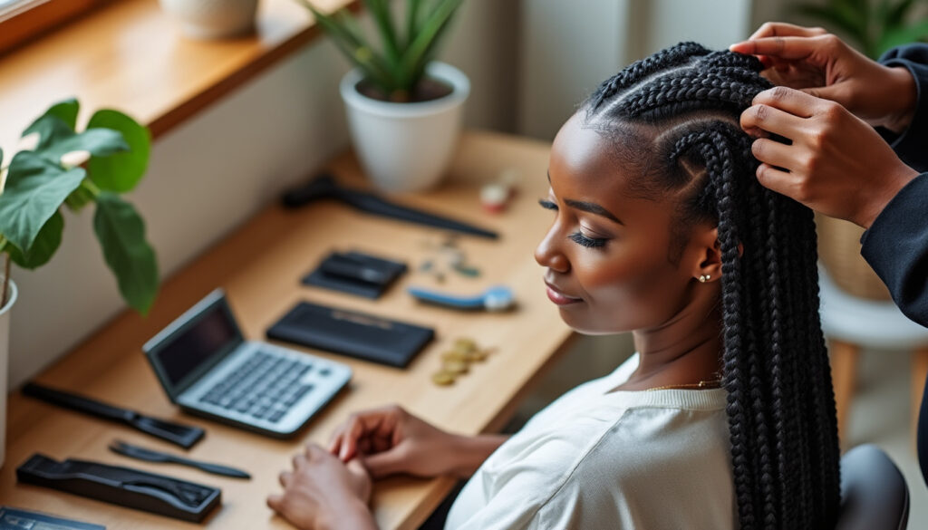 découvrez les prix moyens d’une tresse africaine à domicile et nos conseils pratiques pour choisir votre prestation et préparer votre rendez-vous.